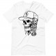 T-shirt Skull with BMW logo